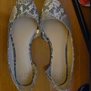 Snake skin flats